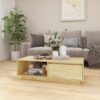Soffbord 110x50x33,5 cm massiv furu