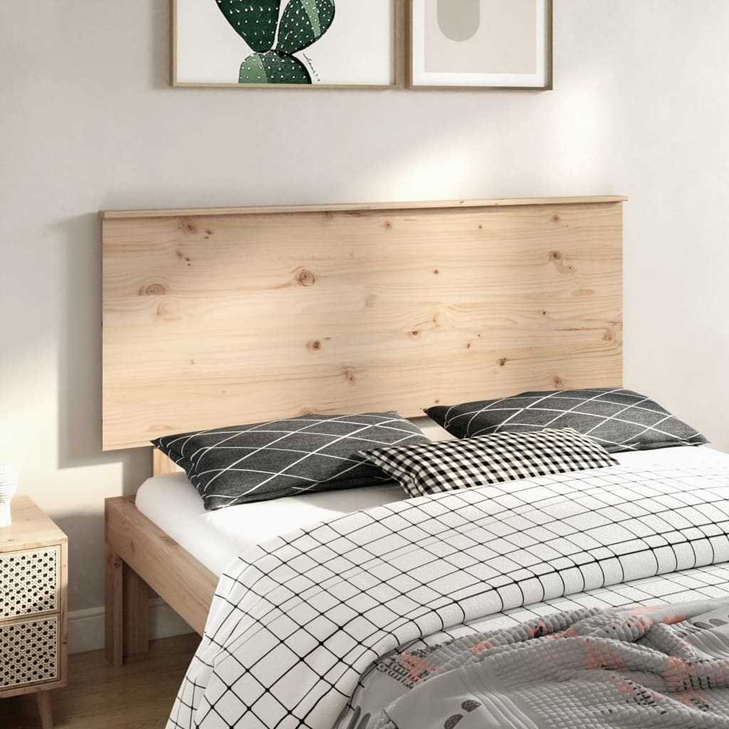Sänggavel 154x6x82,5 cm massiv furu