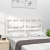 Sänggavel vit 185,5x4x100 cm massiv furu