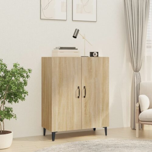 Skänk sonoma-ek 70x34x90 cm konstruerat trä
