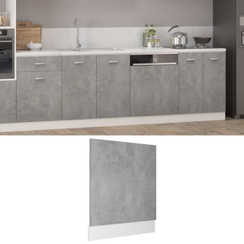 Front för diskmaskin “Lyon” betonggrå 59,5x3x67 cm