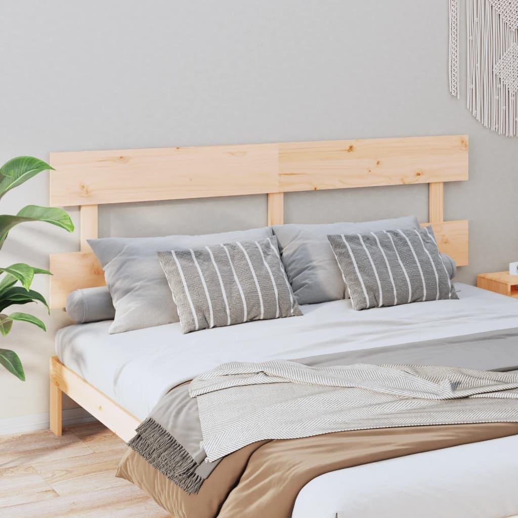 Sänggavel 204x3x81 cm massiv furu