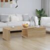 Soffbord sonoma-ek 150x50x35 cm konstruerat trä