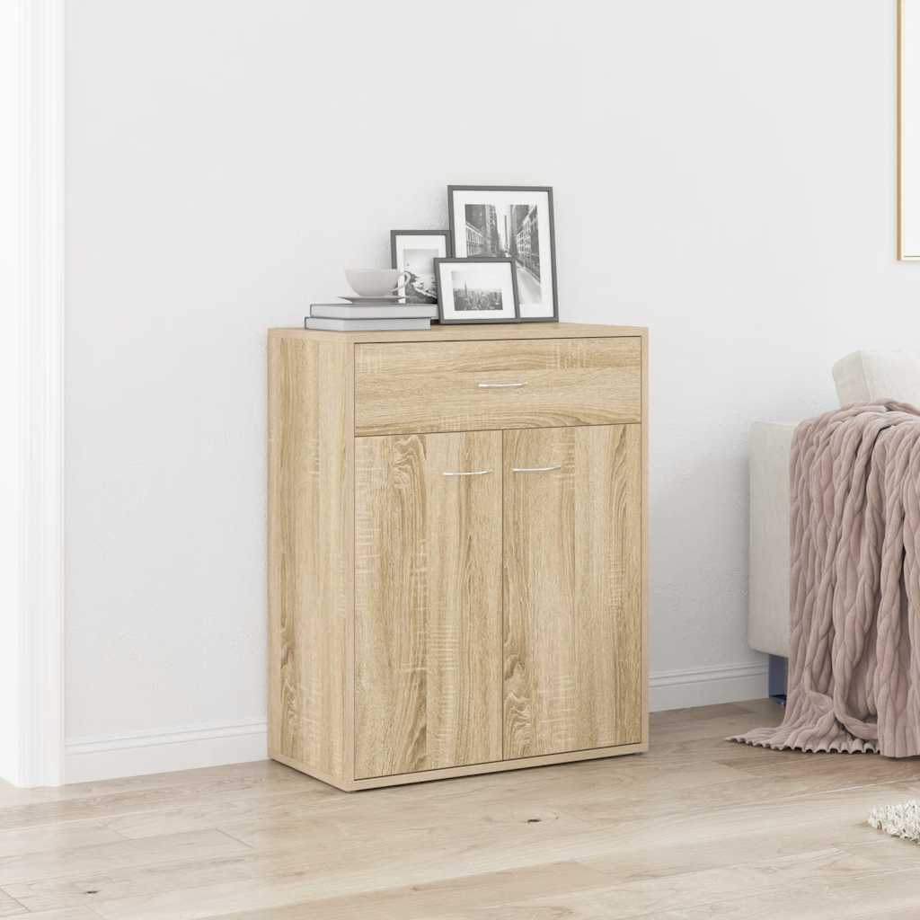 Skänk sonoma-ek 60x30x75 cm konstruerat trä