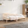 Dagbädd utan madrass 90x190 cm massiv furu