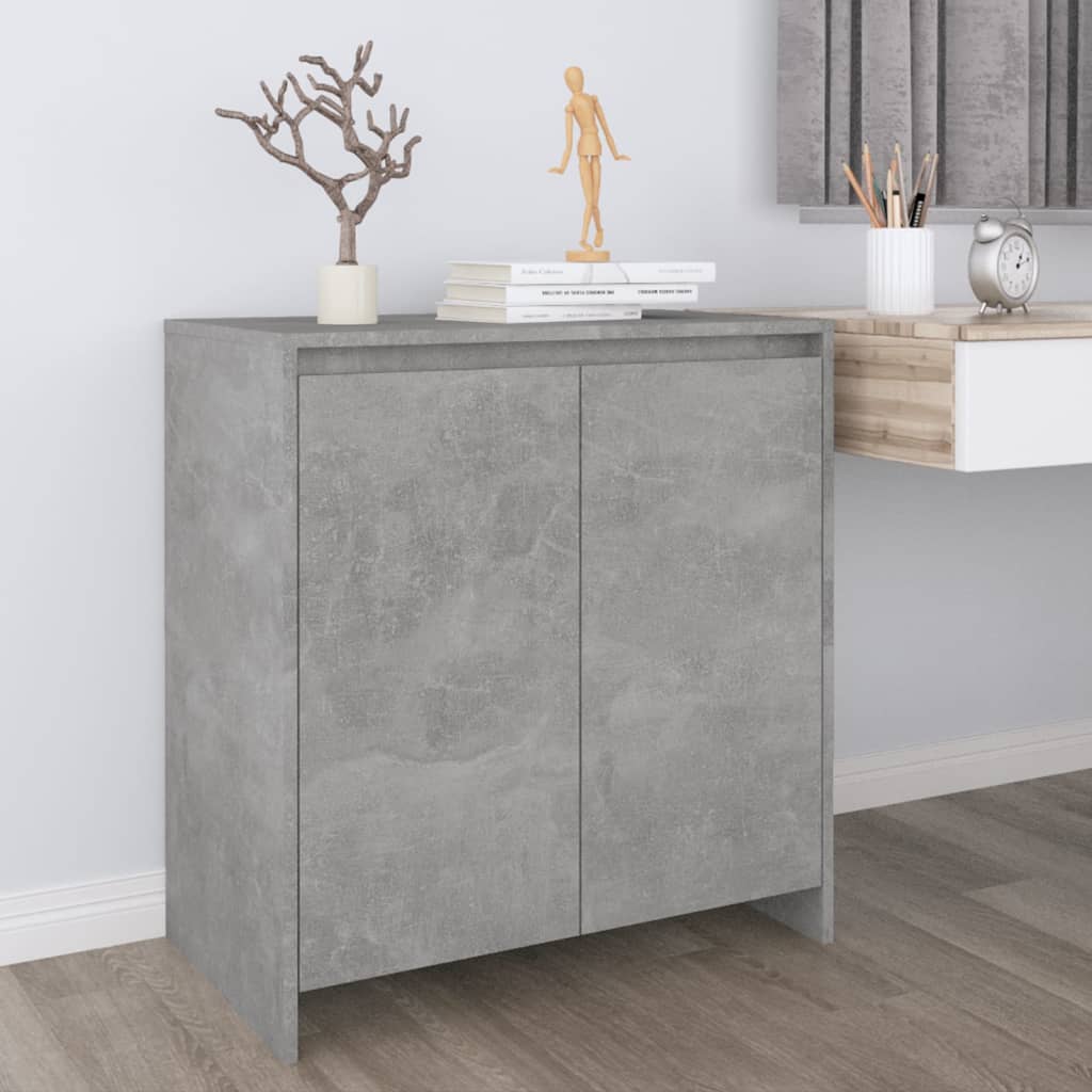 Skänk betonggrå 70x41x75 cm konstruerat trä