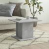 Soffbord betonggrå 55,5x55,5x40 cm konstruerat trä