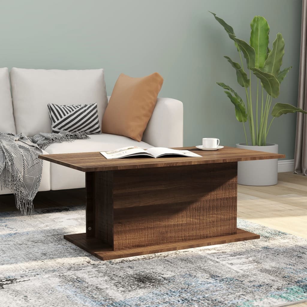 Soffbord sonoma-ek 102x55,5x40 cm konstruerat trä