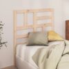 Sänggavel 106x4x104 cm massiv furu