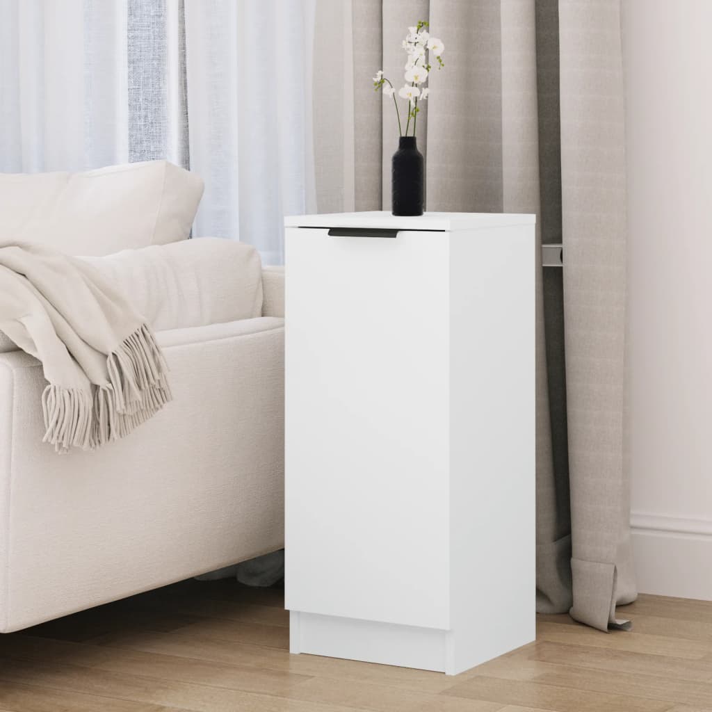 Skåp vit 30x30x70 cm konstruerat trä