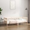 Dagbädd utan madrass 90x190 cm massiv furu