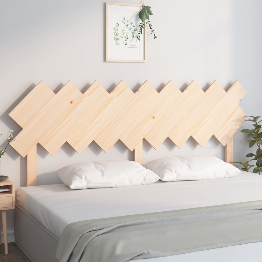 Sänggavel 178x3x80,5 cm massiv furu
