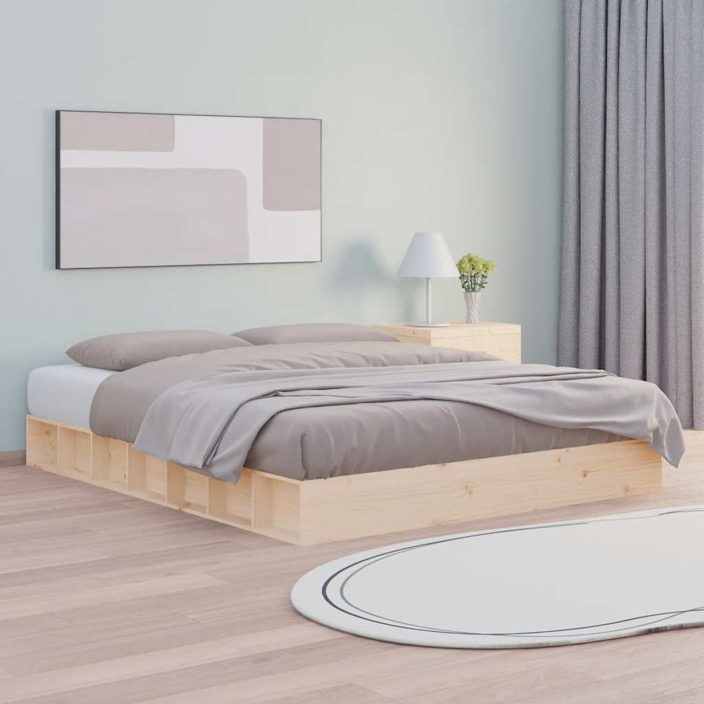Sängram 120x200 cm massivt trä