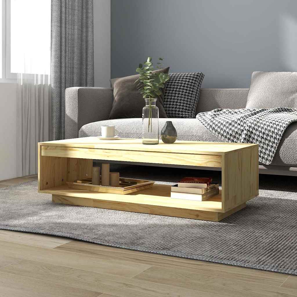Soffbord 110x50x33,5 cm massiv furu