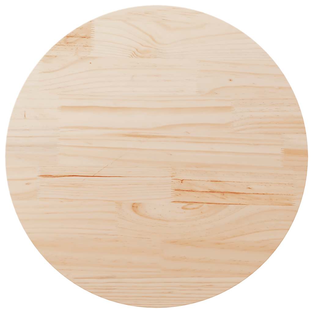 Bordsskiva Ø90x2,5 cm massiv furu