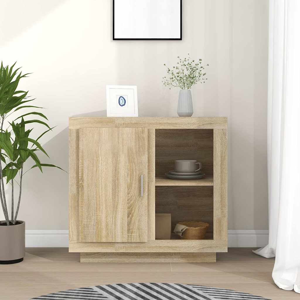 Skänk sonoma-ek 80x40x75 cm