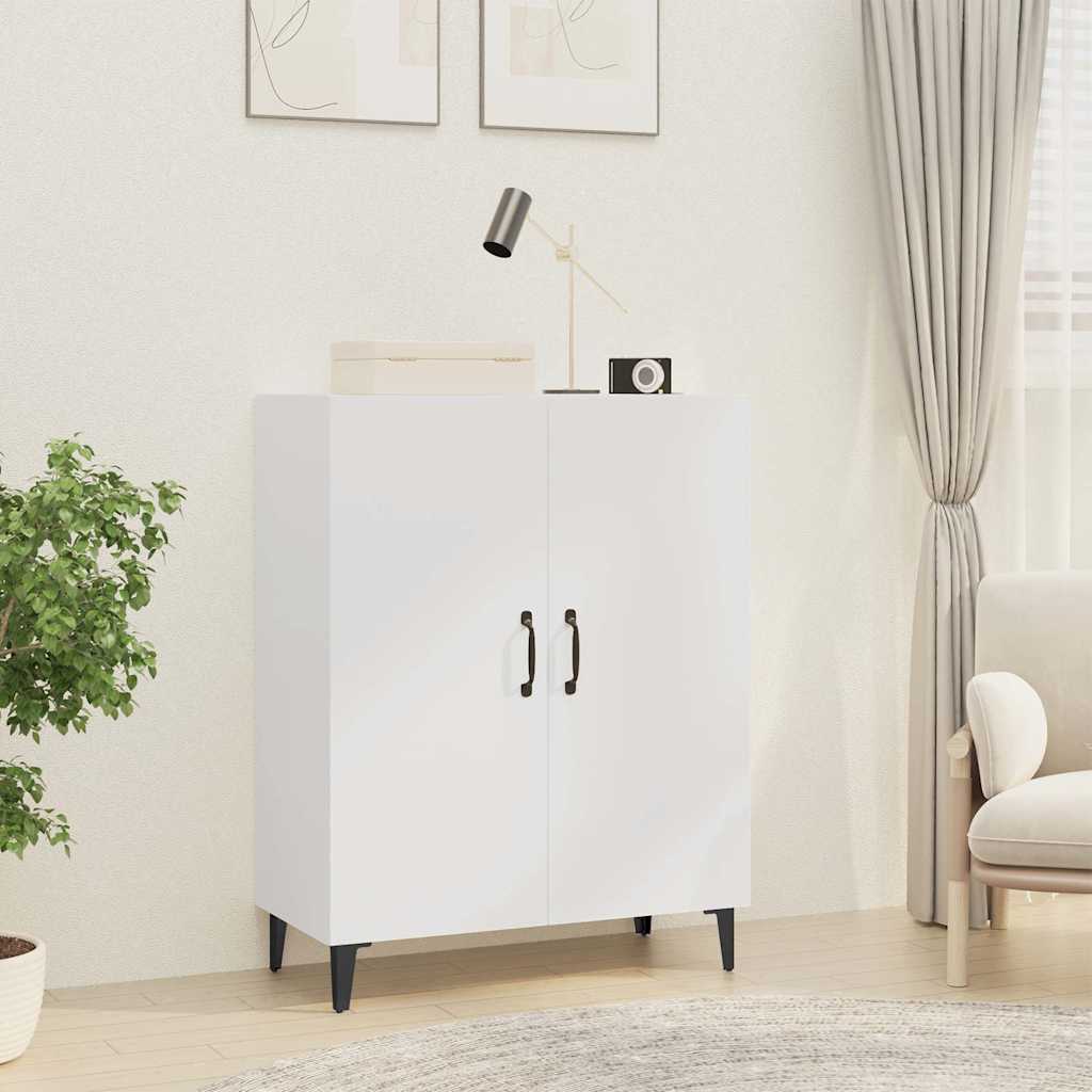 Skänk vit 70x34x90 cm konstruerat trä