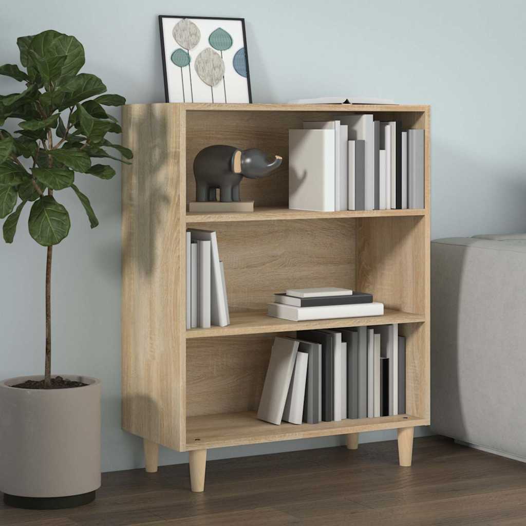 Skänk sonoma-ek 69,5x32,5x90 cm konstruerat trä