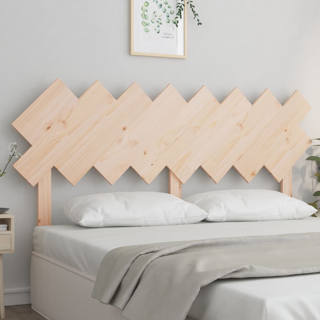 Sänggavel 159,5x3x80,5 cm massiv furu
