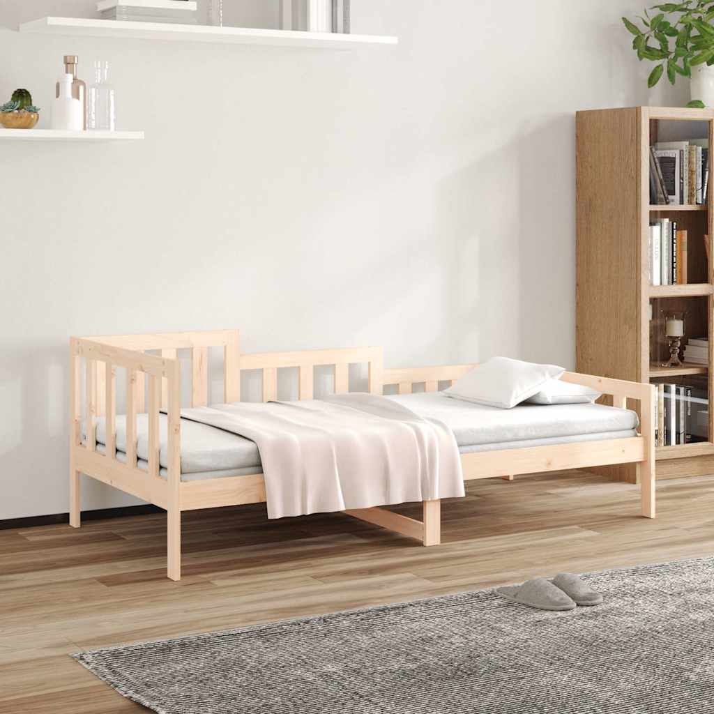 Dagbädd utan madrass 90x200 cm massiv furu