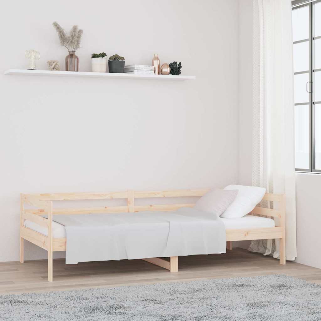 Dagbädd utan madrass 80x200 cm massiv furu